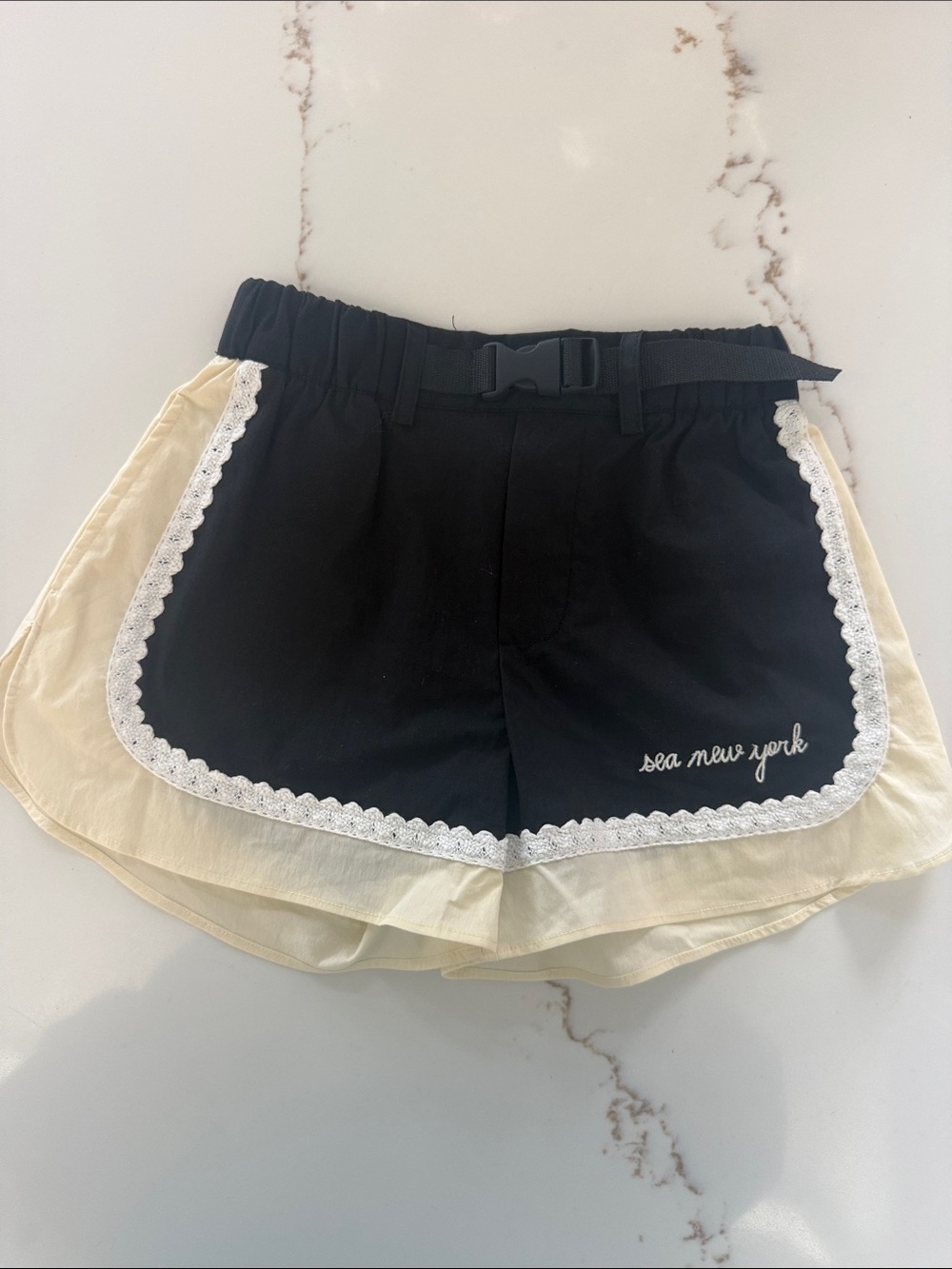 *LIKE NEW - NEVER WORN* Girls Zara Athletic Shorts with Lace Trim